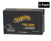 Suavecito Body Soap with Charcoal 3 Pack