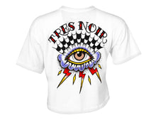 Load image into Gallery viewer, Trippy Eye Crop Top - Back
