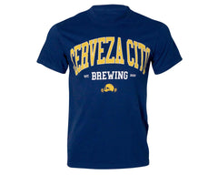University Tee - Navy Gold
