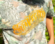 Load image into Gallery viewer, Camo OG Tee front on model
