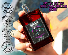 Suavecito X Originals Boulevard Dreams Cologne. Limited edition Boulevard Dreams Scent: bergamot, ginger, moss, amberwood