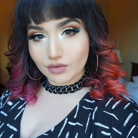 @dirtymelodies wearing Santa Ana Semi-Matte Lipstick