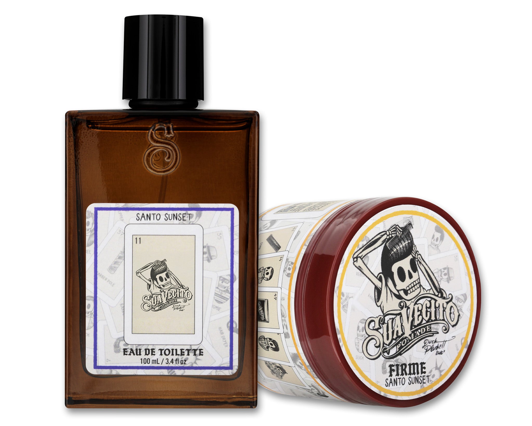 Santo Sunset Firme (Strong) Pomade and Cologne Bundle