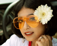 woman wearing Foxy Lipgrip