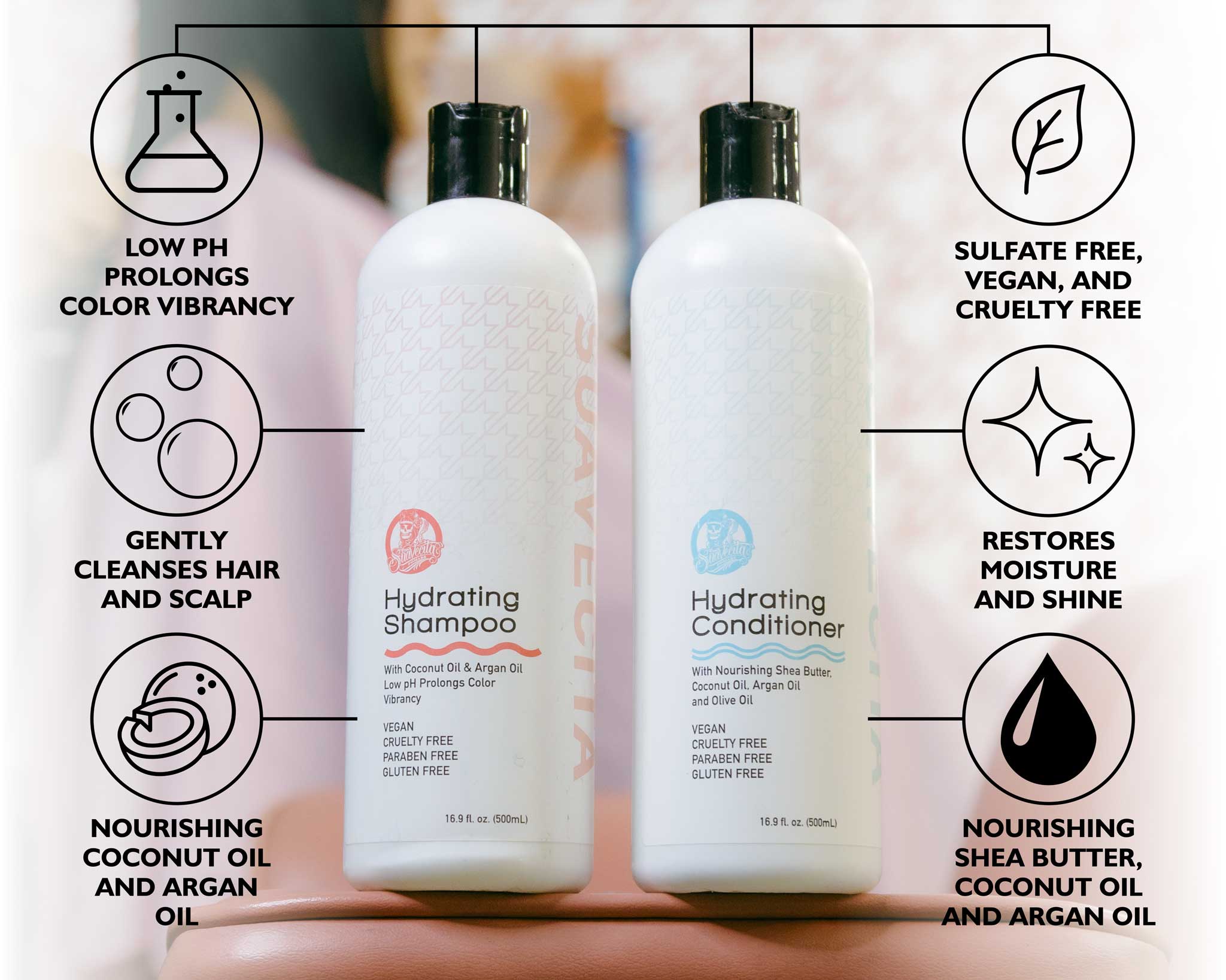 Hydrating Shampoo & Conditioner Set – Suavecito Pomade
