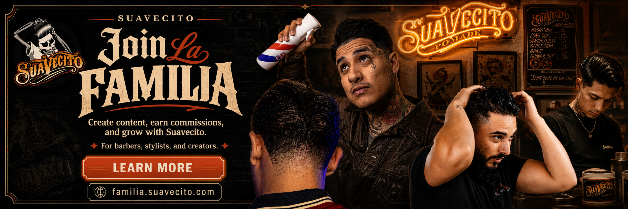 Join the Suavecito Affiliate Program