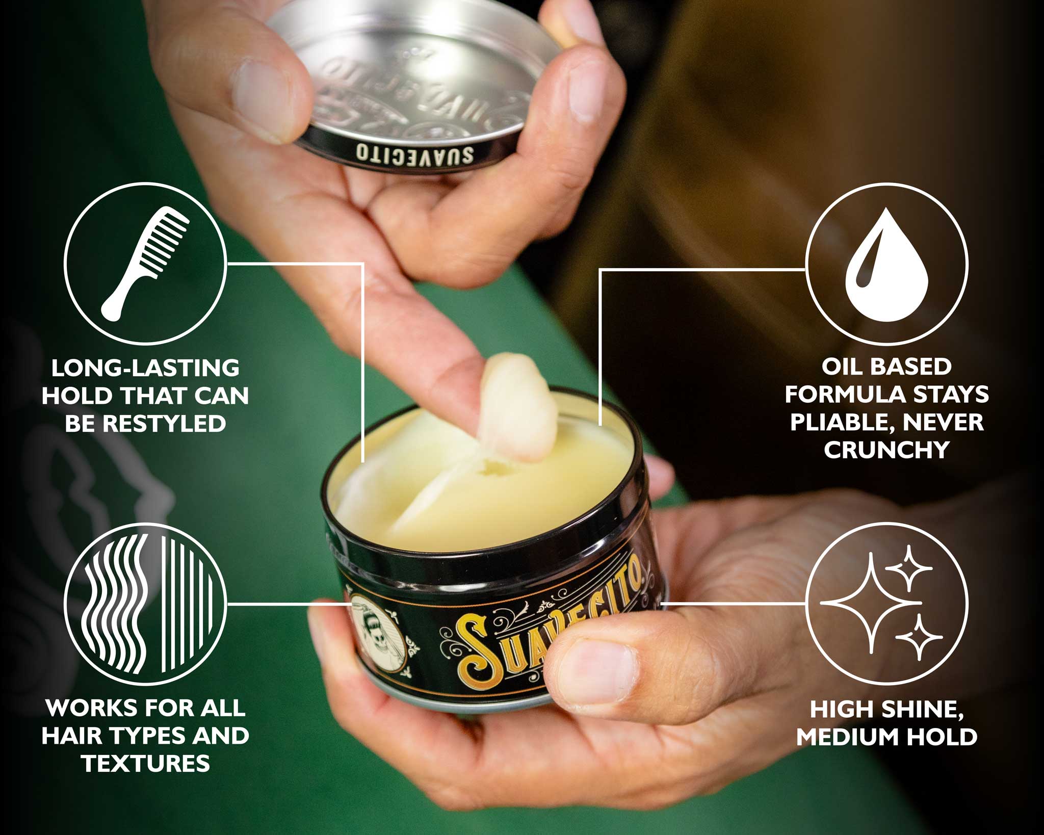 Oil Based Pomade – Suavecito Pomade