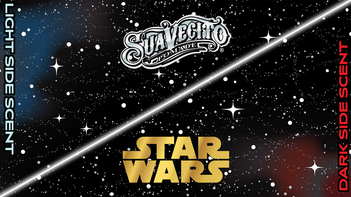 Suavecito and Star Wars collection. Choose Light Side scent or Dark side scent