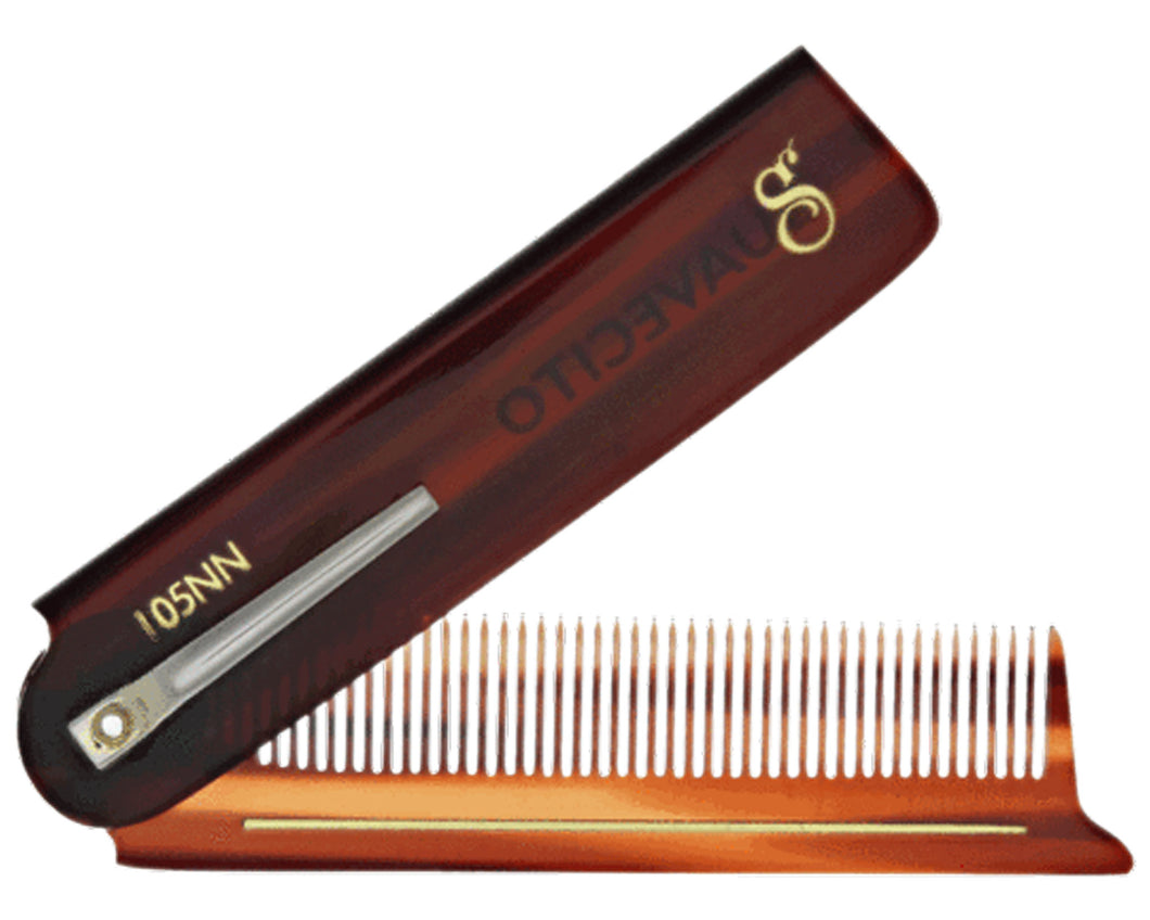 Deluxe Amber Folding Comb – Suavecito Pomade