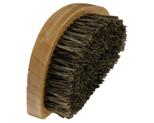Wood Beard Brush Natural Wood Soft Grade Boar's Hair Hair Type angled