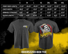 Load image into Gallery viewer, Master Prestige Tee size chart

