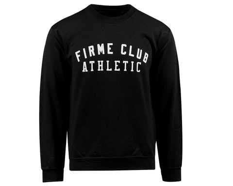 Athletic Club Crewneck Sweatshirt - Black Front