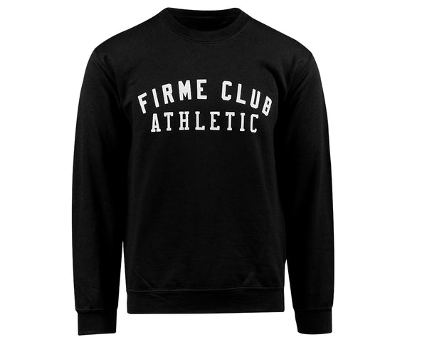 Athletic Club Crewneck Sweatshirt - Black – Suavecito Pomade