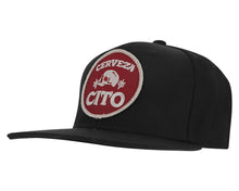 Load image into Gallery viewer, Cerveza Cito Circle Patch Hat Angle
