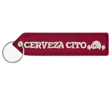 Load image into Gallery viewer, Cerveza Cito Embroidered Key Tag
