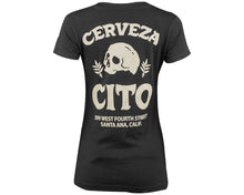 Load image into Gallery viewer, Cerveza Cito Women&#39;s V-Neck Tee Back
