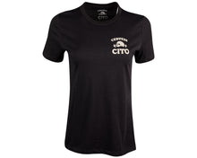 Load image into Gallery viewer, Cerveza Cito Women&#39;s OG Tee - Black Front
