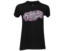 Load image into Gallery viewer, OG Black &amp; Pink Women&#39;s Tee Front
