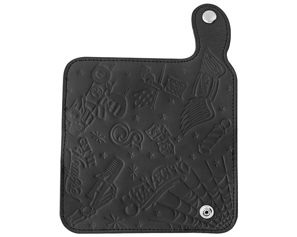 Patterned Chain Wallet - Black – Suavecito Pomade