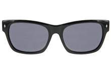Load image into Gallery viewer, The 45&#39;s - Mooneyes x Tres Noir - Black + Yellow - Polarized Smoke Lens Front
