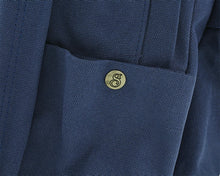 Load image into Gallery viewer, Vagabond Backpack - Navy Pocket Button
