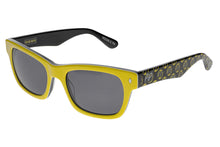Load image into Gallery viewer, Waycooler - Mooneyes x Tres Noir - Yellow + Black - Polarized Smoke Lens Angle
