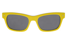 Load image into Gallery viewer, Waycooler - Mooneyes x Tres Noir - Yellow + Black - Polarized Smoke Lens Front
