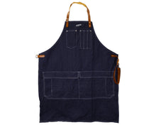 Load image into Gallery viewer, Work Apron Long - Denim
