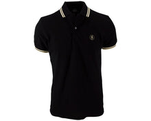 Load image into Gallery viewer, MMIX Polo Black &amp; Cream - Front
