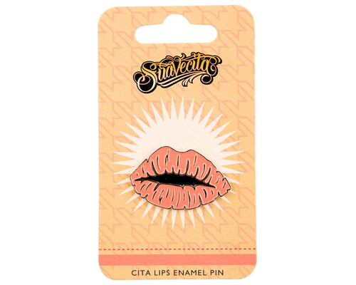 Cita Lips Enamel Pin - Front