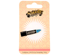 Load image into Gallery viewer, Sirena Lipstick Enamel Pin - Front View
