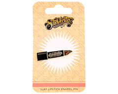 Slay Lipstick Enamel Pin With Packaging