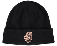 Load image into Gallery viewer, Black Suavecita Esse Beanie - Front
