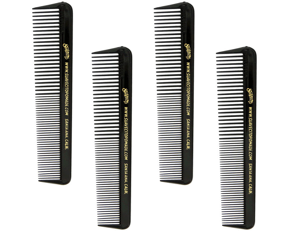 Black Comb Pack Of 4 Combs