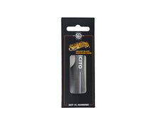 Load image into Gallery viewer, Deluxe Black Mustache Comb - Front Packaging
