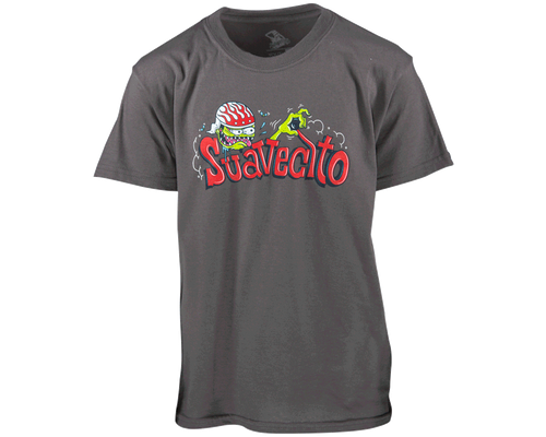Suavecito Drag Nut Kid's Charcoal Tee - Front