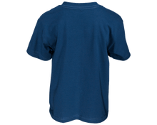 Load image into Gallery viewer, Finger Scoop Blue Tee - Back
