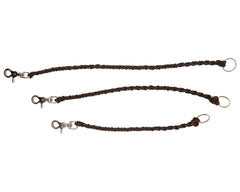 Leather Wallet Chain - Antique Brown - All