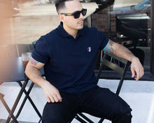 Load image into Gallery viewer, Navy Polo Shirt - Lifestyle
