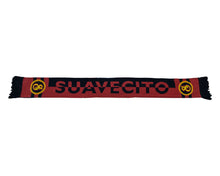 Load image into Gallery viewer, Red Knit Scarf With Suavecito Script Logo
