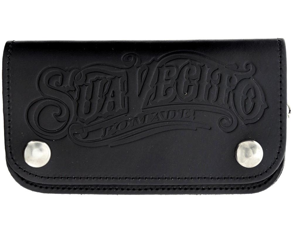 OG Script Chained Biker Wallet - Black – Suavecito Pomade