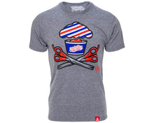 Load image into Gallery viewer, Barber Shop Crossbones Tee - Front
